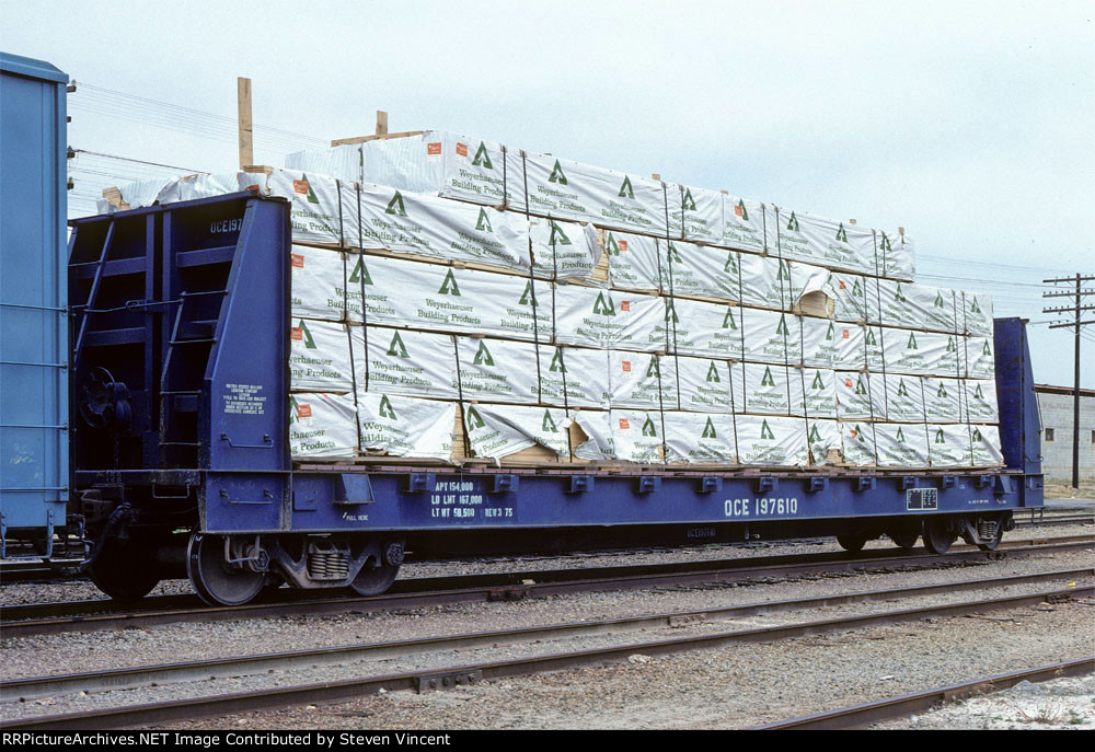 Oregon California & Eastern bulkhead flat OCE #197610